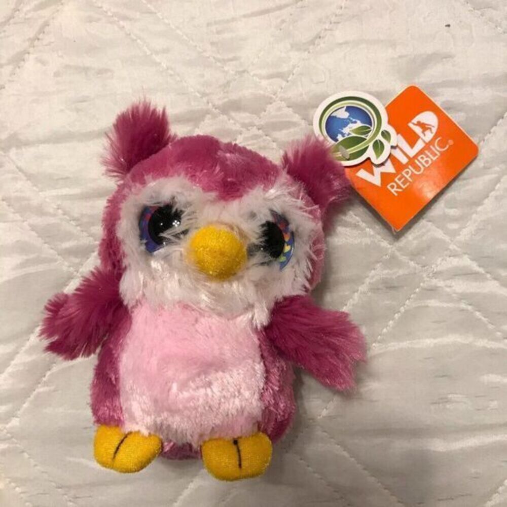 Wild Republic Pink‎ Owl plush